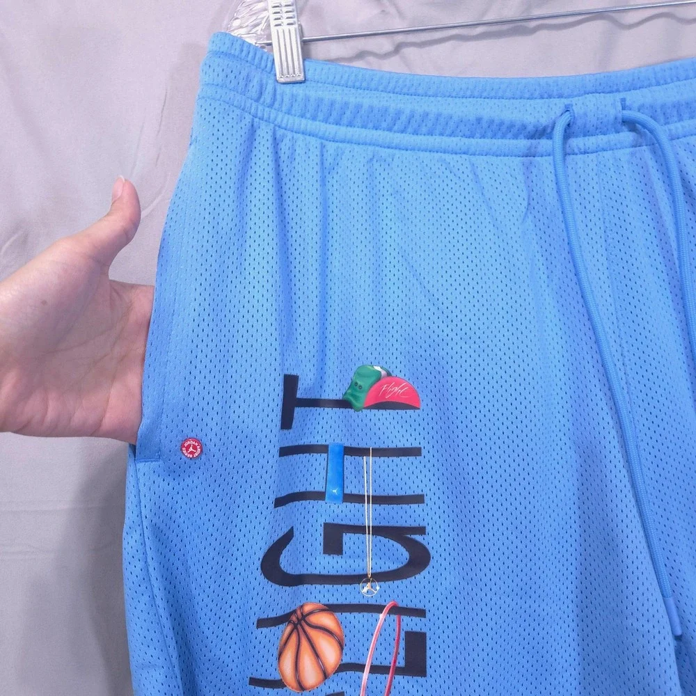 SAMPLE Jordan Artist Series Darien Birks Mesh‎ Shorts XL Blue HF5474-462 NIKE